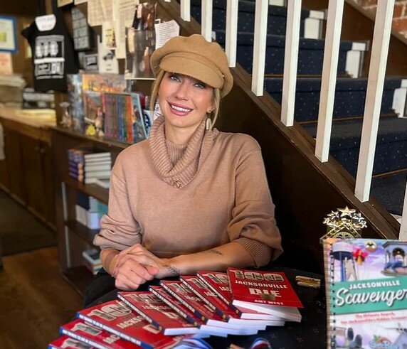 Amy West is an author who has written a pair of books highlighting cultural destinations around Jacksonville.